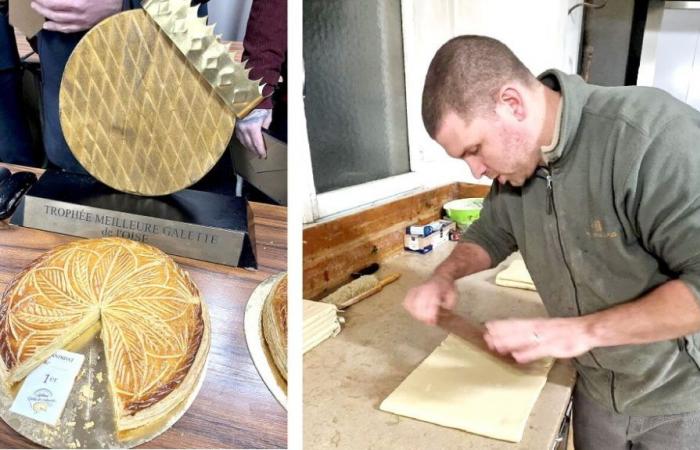 Désiré Kellens, from Fournil de Saint-Sauveur, wins the prize for best galette des rois de l’Oise