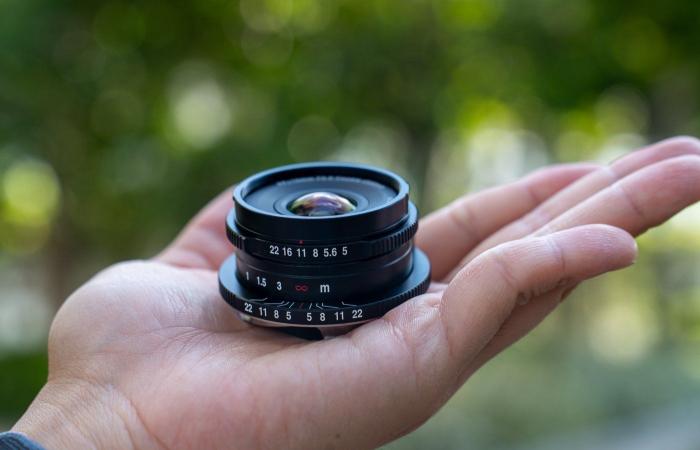 a full-frame, compact wide-angle lens to take in