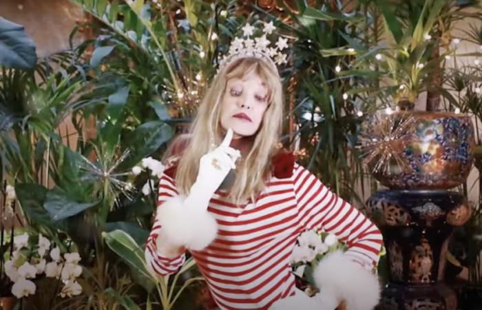 Arielle Dombasle transforms to share her love of Christmas