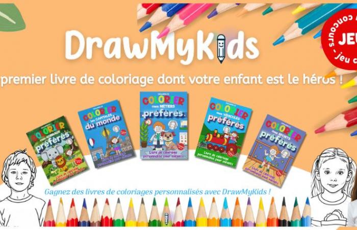 Win a personalized coloring book in your child’s image with DrawMyKids