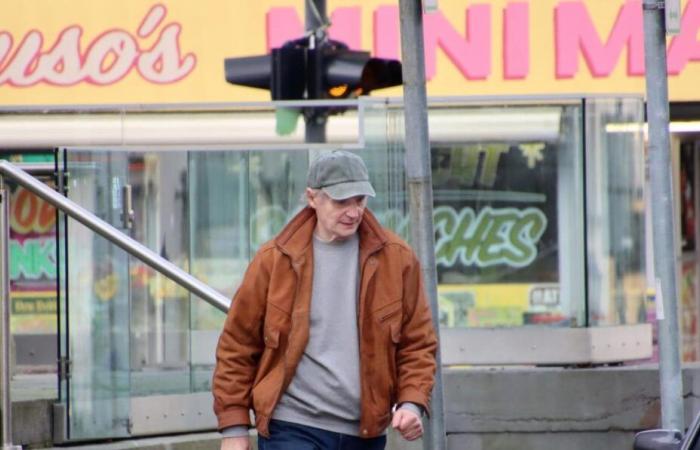 SPOTTED! Crowds gather in Irish city to catch a glimpse of Hollywood star Liam Neeson