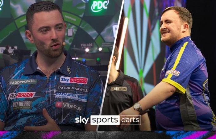 World Darts Championship: Luke Humphries takes nine legs in a row and cruises to victory as he starts title defence | Darts News