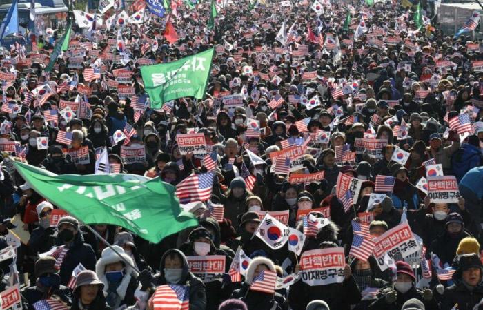 In South Korea, the far right is mobilized against the impeachment of President Yoon Suk Yeol