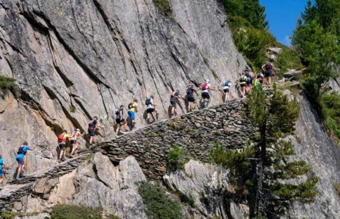 Chamonix. Places reserved for 24 hours at one of the UTMB races