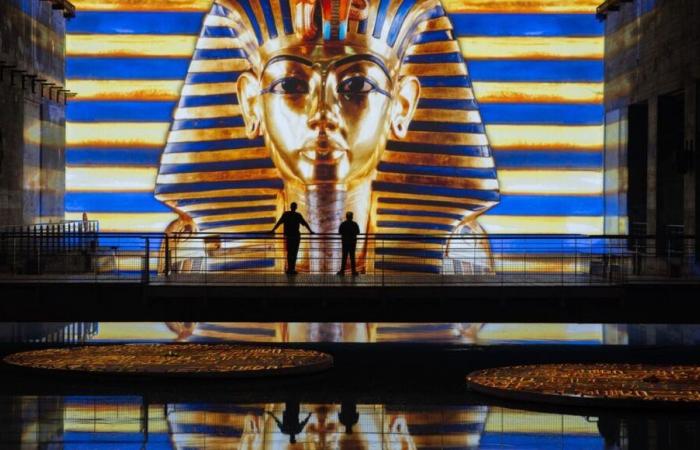 The Egypt of the Pharaohs, new exhibition at the Bassins des Lumières in Bordeaux