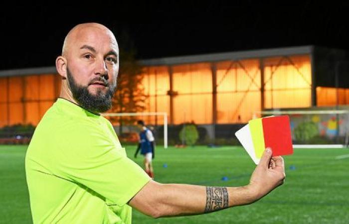 “I can’t wait to have a hot match! »: the former Breton amateur footballer stopped to become a referee