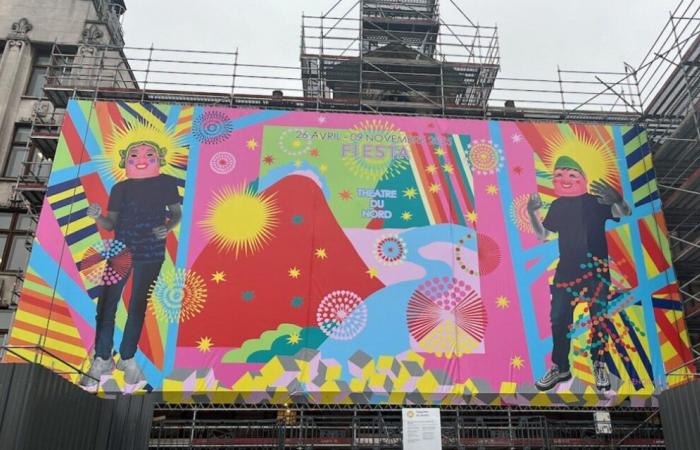 In Lille, the colorful fresco of the Théâtre du Nord sets the tone for the “Fiesta” cultural season