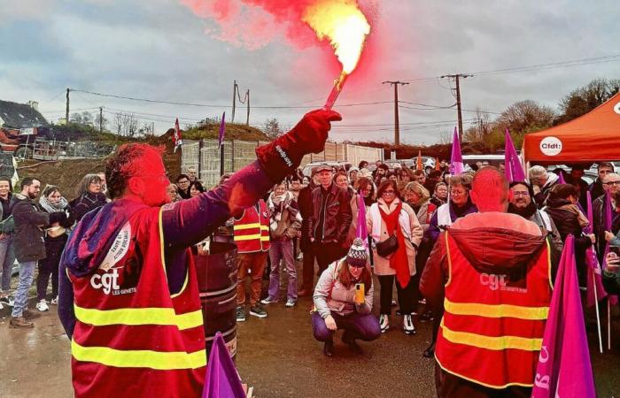 In front of the Genêts d’or, near Morlaix, 150 medico-social employees mobilized for their “working conditions”