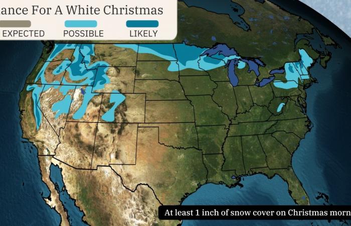 White Christmas Forecast 2024 | Weather.com