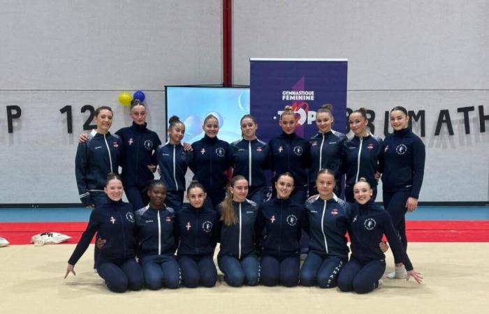 The Meaux gymnastics club, in Seine-et-Marne, wins its first match in this national competition