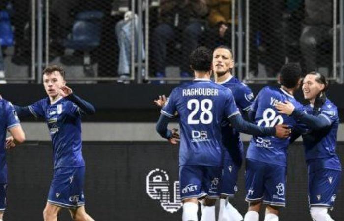 Dunkerque wins against Caen and gets on the podium