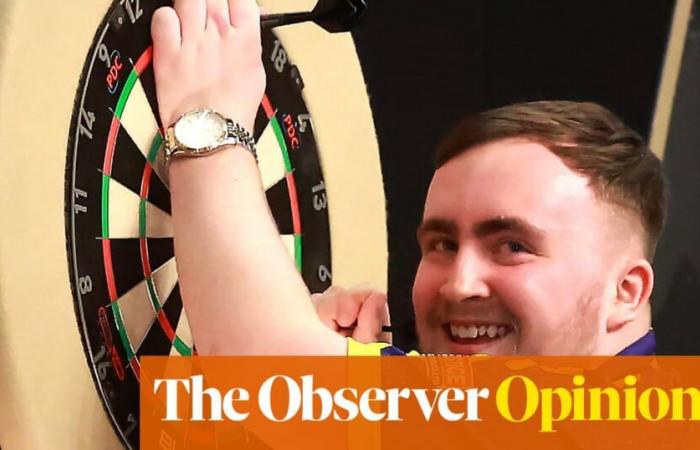 The Observer view on Luke Littler: kebabs, banter and straight as an arrow, no wonder Britain loves him | Observer editorial