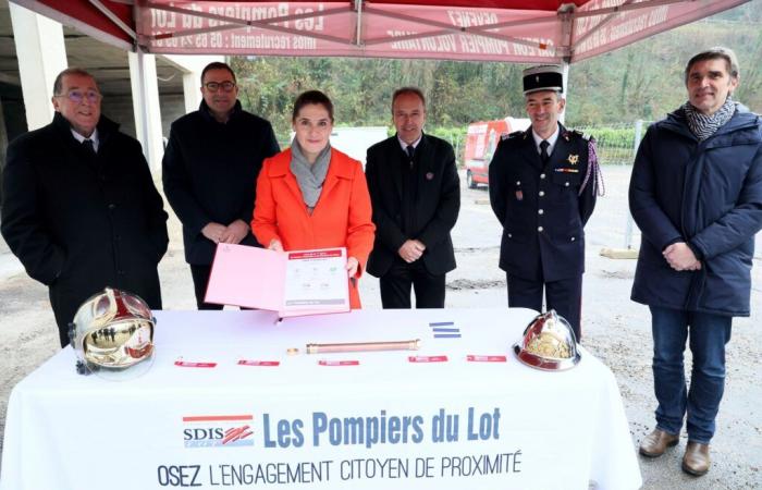 Laying the first stone of the new fire and rescue center – Medialot