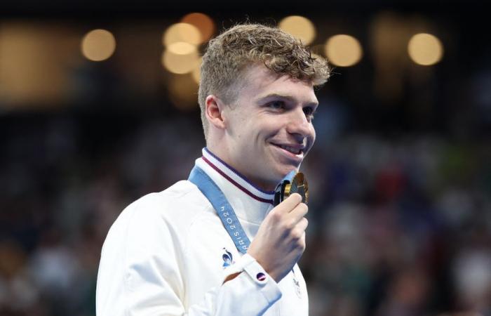 Léon Marchand elected swimmer of the year 2024