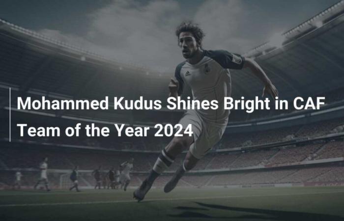 Mohammed Kudus Shines Bright in CAF Team of the Year 2024