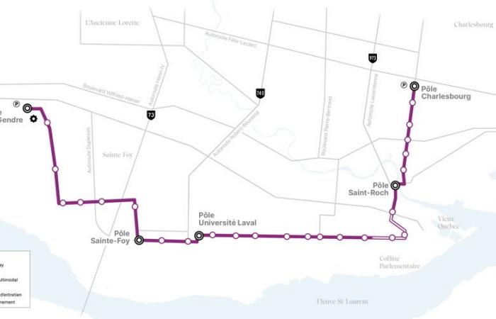 Quebec Tramway | A cost estimated at 7.6 billion and commissioning planned for 2033