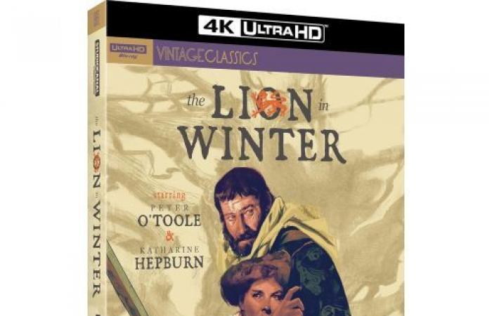 The Lion in Winter (1968) from February 17 in 4K Ultra HD Blu-ray from Studiocanal