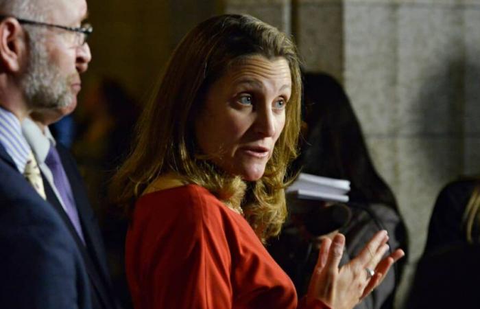 Resignation of Chrystia Freeland: economic update scheduled for this afternoon will finally take place