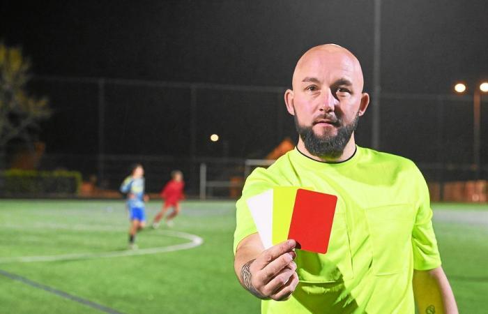 “I can’t wait to have a hot match! »: the former Breton amateur footballer stopped to become a referee