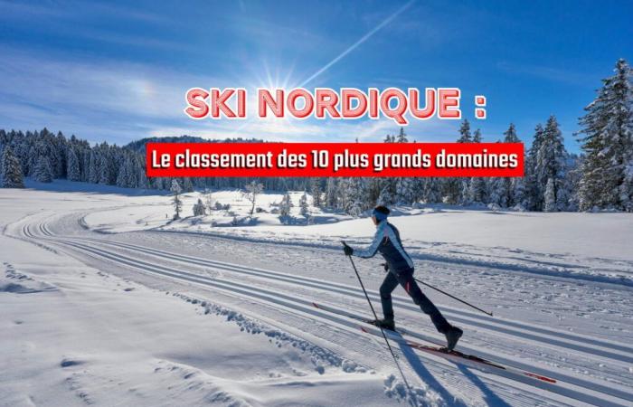 What is the largest cross-country ski area in France? The top 10