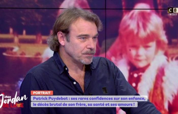 big white guy on set, Patrick Puydebat, moved to tears, finds himself forced to talk about the death of his brother