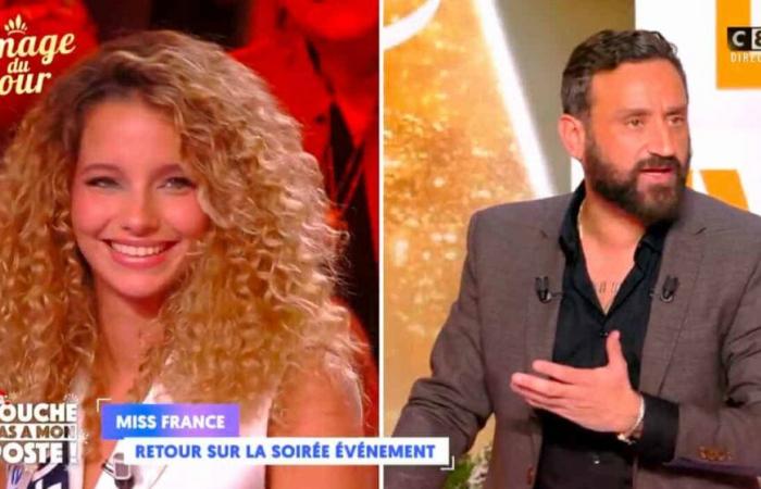 Cyril Hanouna receives Sabah Aïb, Miss Nord-Pas-de-Calais and manages to obtain big information about her darling