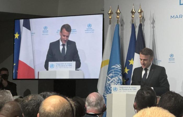 LIVE: Emmanuel Macron in Lyon to inaugurate the WHO campus