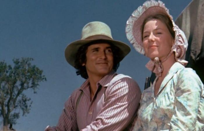 how old are Charles and Caroline Ingalls in season 7?