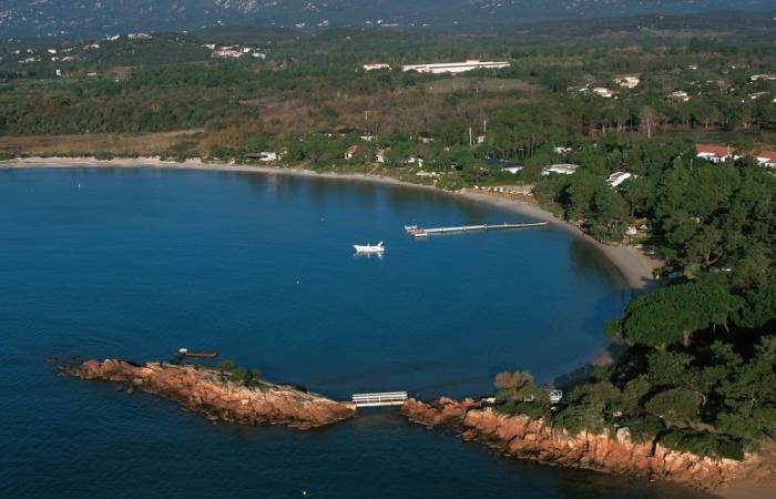 in Cala Rossa, is the hut on the public maritime domain?