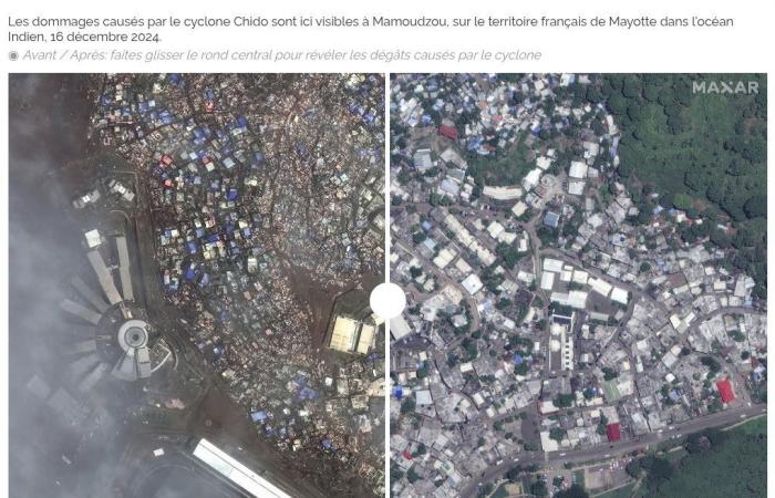 In pictures – Mayotte, before and after the devastating passage of Cyclone Chido