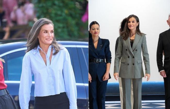 look back at the most beautiful looks of Queen Letizia of Spain with the famous Spanish brand