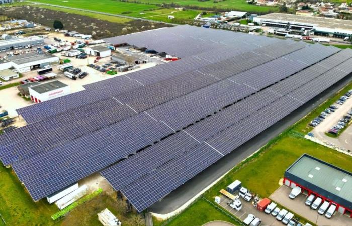 a large-scale photovoltaic project on its Auxerre site