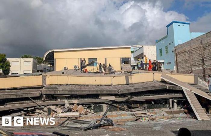 Buildings flattened as 7.3 magnitude earthquake hits Vanuatu