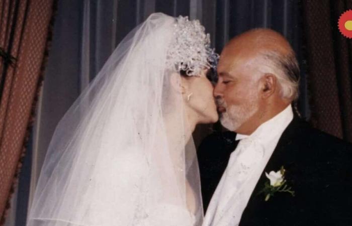 30 years ago to the day, Céline and René got married in a sumptuous wedding: a look back in pictures