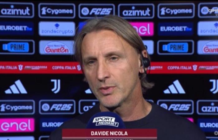 “We could have taken the lead, until Juve Cagliari scored 2-0 in the match”