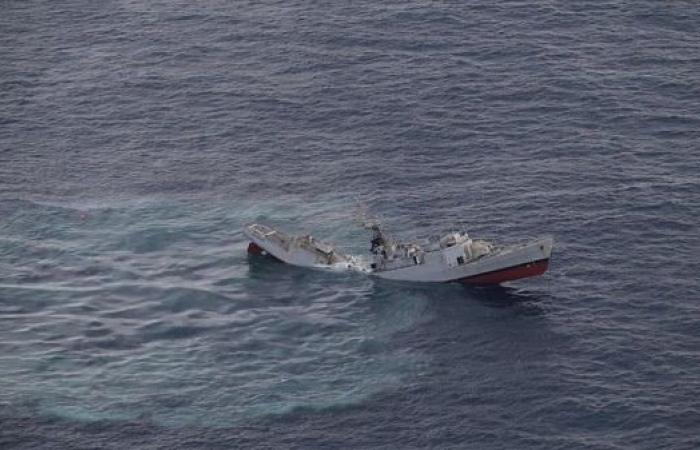 The ex-aviso Chief Petty Officer L’Her was sunk by an F21 torpedo launched by a nuclear attack submarine