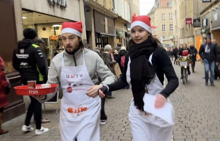 A waiter race in Metz!