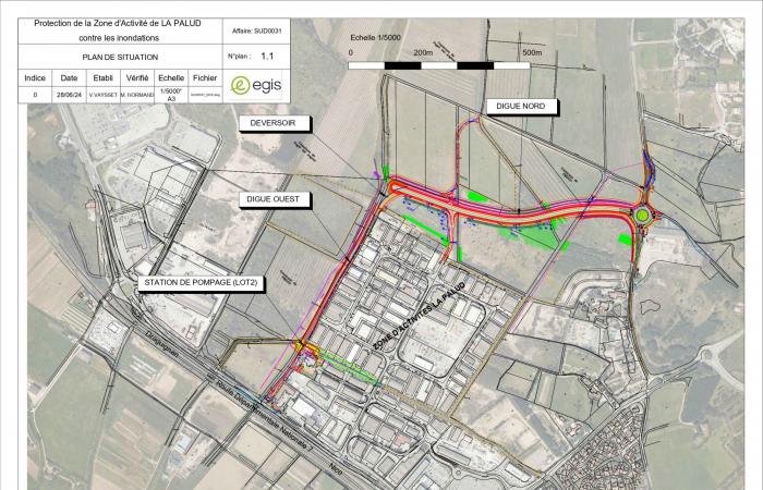 Floods: the ZA de la Palud in Fréjus secured by 2027