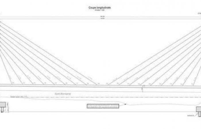 A colossal project: creating a suspension bridge near the Mohammed VI Tower