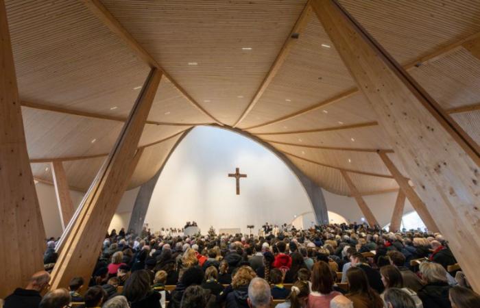 First parish mass at Saint Joseph the Benevolent