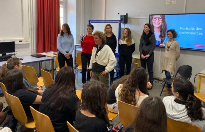 At Saint-Hilaire college in Grasse, active women help young girls not to “put up barriers”