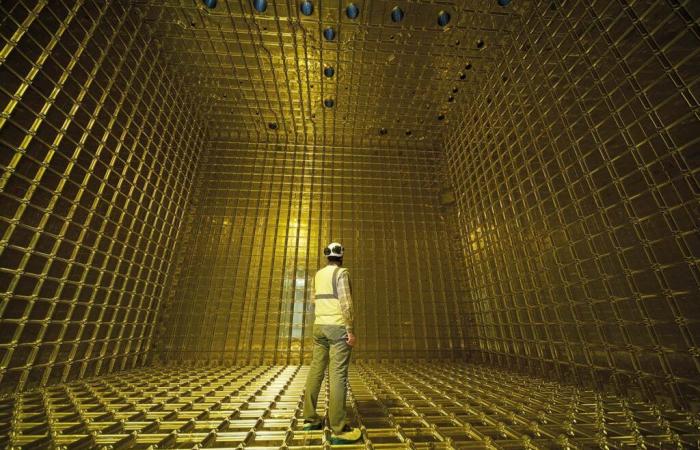 Building a giant neutrino detector in underground caverns