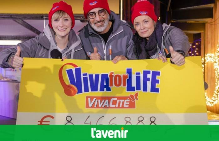 Viva for Life: clap 12th in Seraing with Kendji Girac and Fanny, Walid and Ophélie in the cube