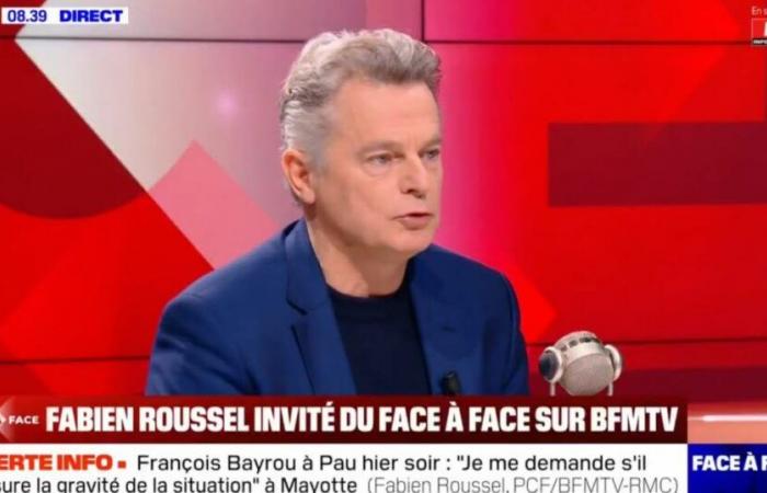 Live. “François Bayrou should be in Mayotte,” says Fabien Roussel