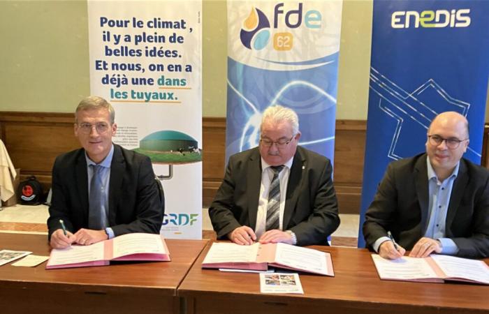 A partnership signed in Pas-de-Calais for the security of gas and electricity networks