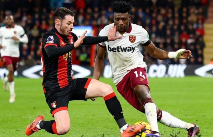 thanks to a jewel, Bournemouth offers a draw against West Ham