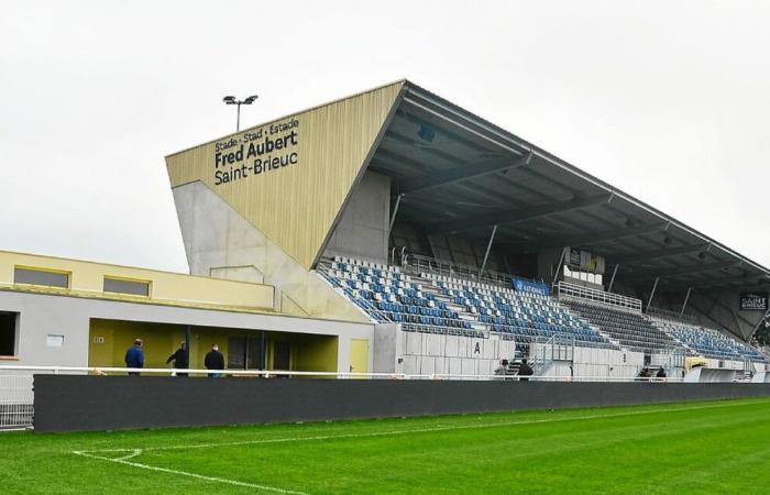 Football: behind the scenes of the new stand at Stade Briochin [en images]