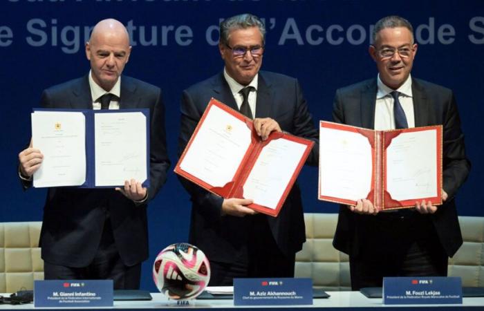 Signing of a headquarters agreement for the FIFA Africa Office in Morocco