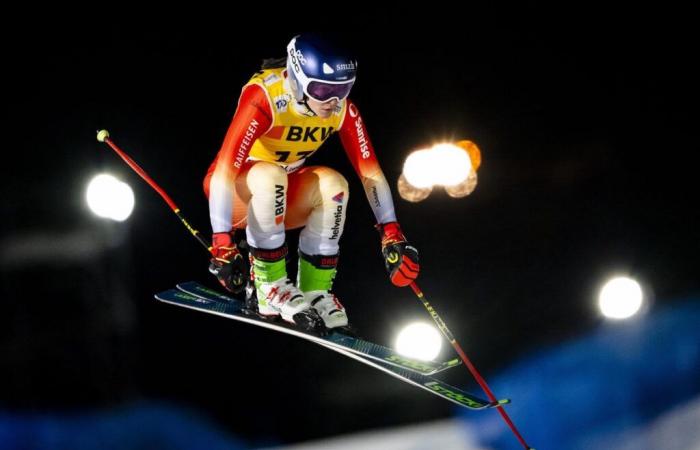 Skicross Arosa: Smith and Lack collide – Gantenbein 5.