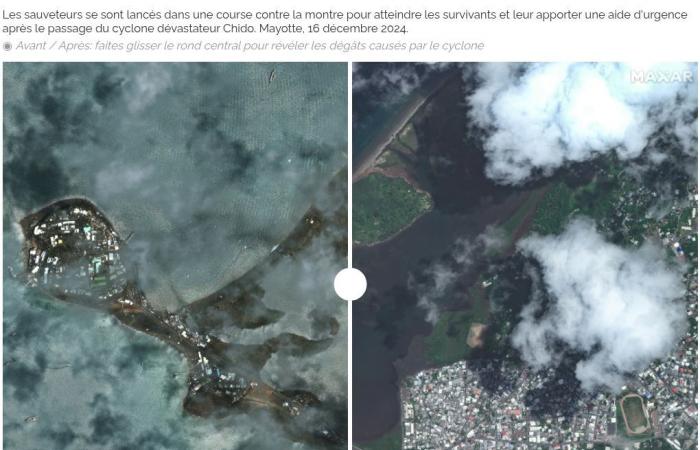 In pictures – Mayotte, before and after the devastating passage of Cyclone Chido